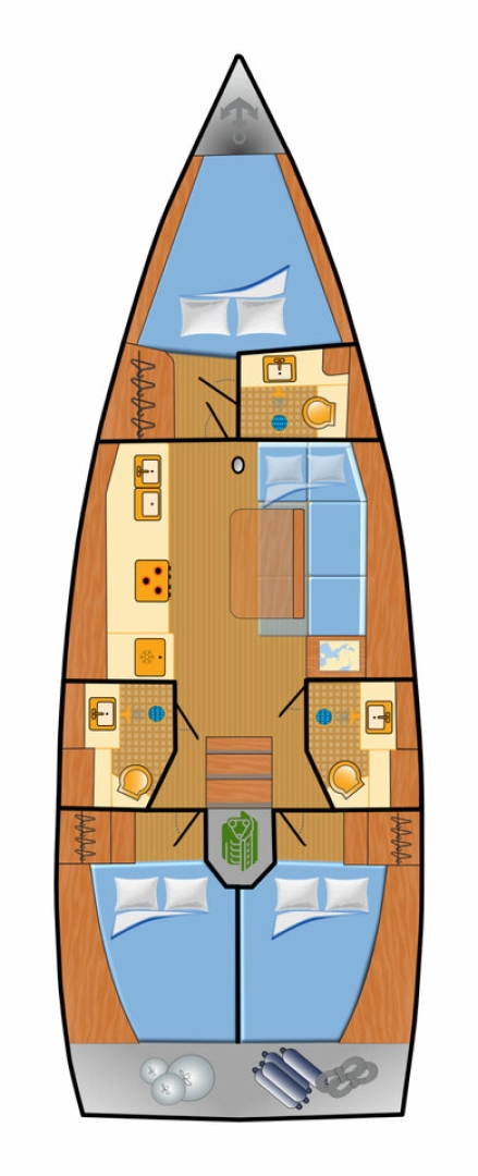 Pronajmout si Dufour Dufour 390 v Pula
