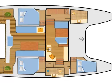 Pronájem Katamarán v Rogoznica -Nautitech Nautitech 40
