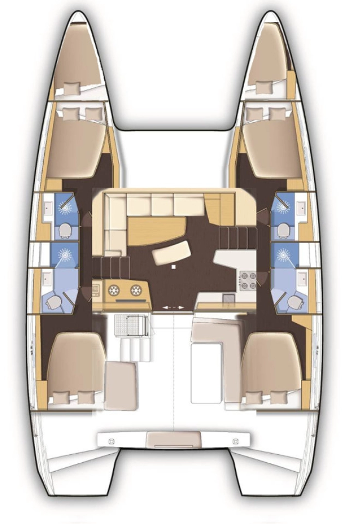 Pronajmout Katamarán se skipperem či ne Lagoon v Alimos