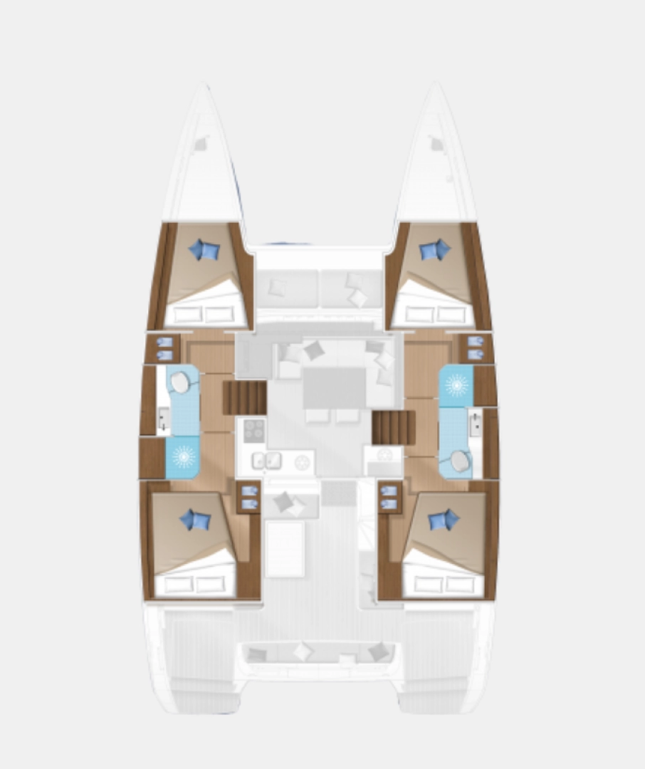 Pronájem lodi Lagoon Lagoon 40 v Novi Vinodolski na Samboatu