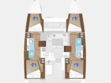 Pronájem lodi Lagoon Lagoon 40 v Novi Vinodolski na Samboatu
