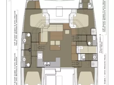 Pronájem Katamarán v Komolac -Dufour Dufour Catamarans 48 Sail