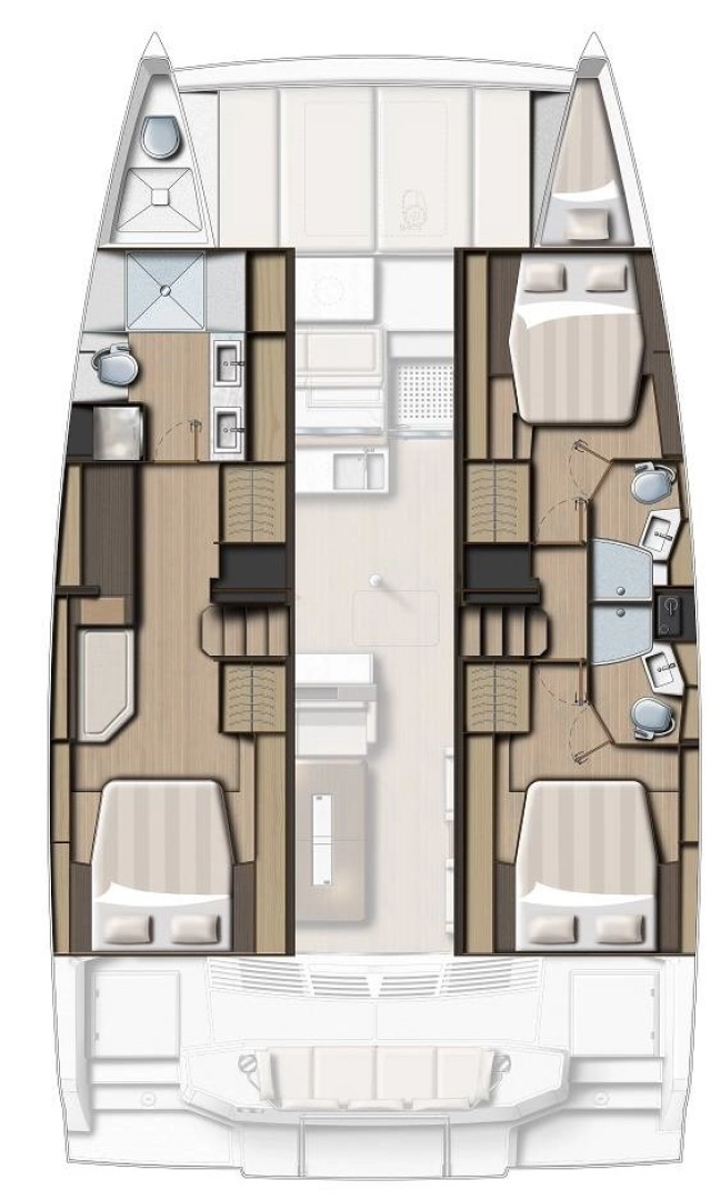 Pronájem lodi Bali Bali 4.4 v Šibenik  na Samboatu