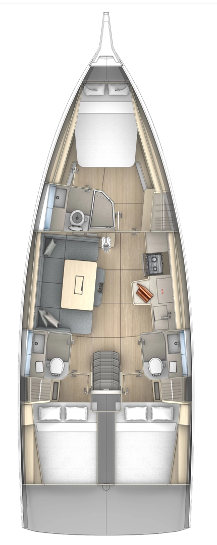 Pronájem lodi Tribunj lákavé ceny Dufour 41