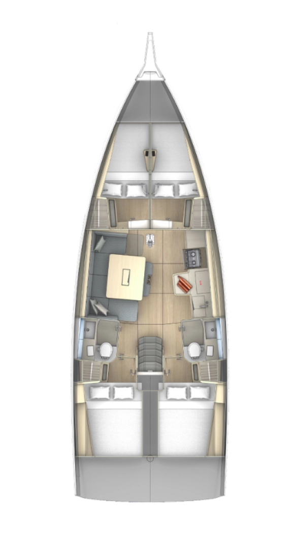 Pronájem Plachetnice Dufour s licencí