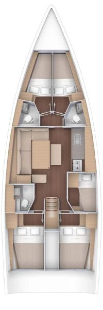 Pronajmout si Dufour Dufour 470 v Sukošan