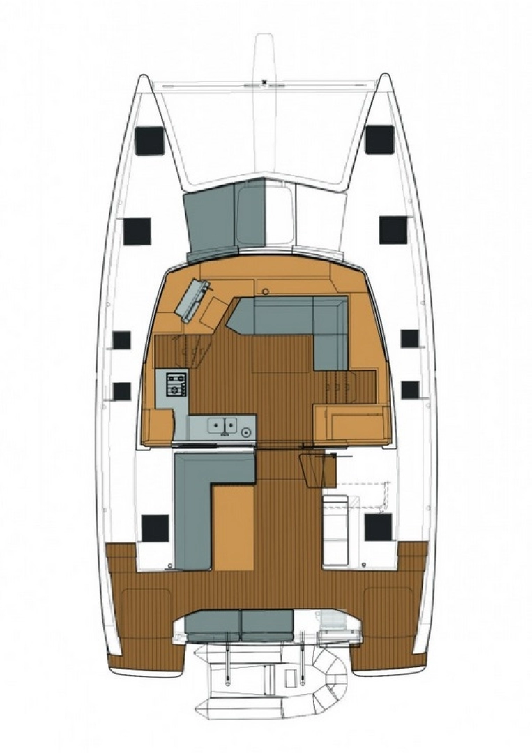 Pronajmout Katamarán se skipperem či ne Fountaine Pajot v Trogir