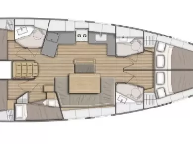 Bénéteau Oceanis 46.1 jednotlivci a charterové společnosti v Lefkáda