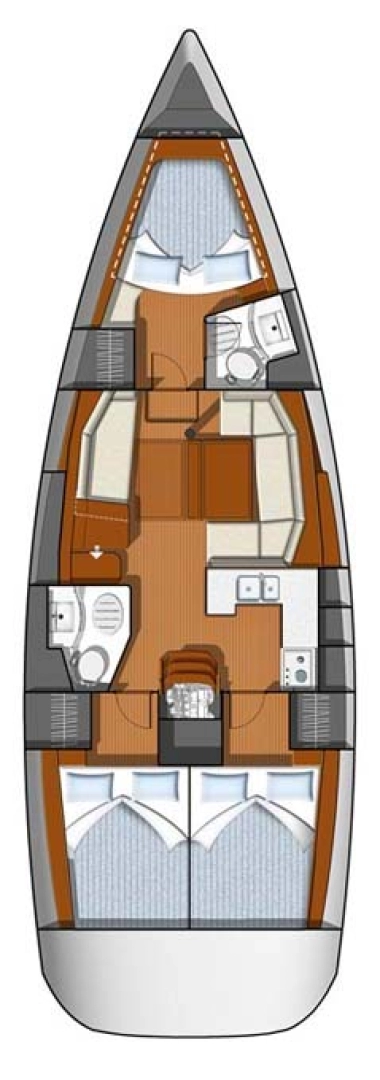 Pronájem Plachetnice v Lefkáda -Jeanneau Sun Odyssey 42 DS