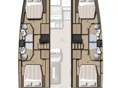 Pronájem lodi Bali Bali 4.4 v Šibenik  na Samboatu