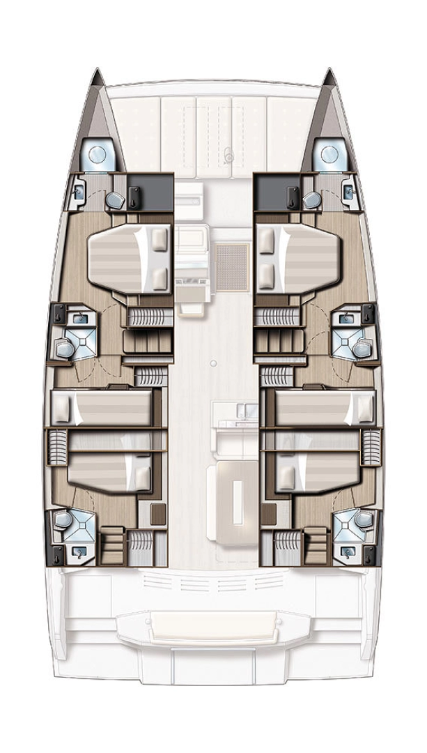 Pronájem lodi Bali Bali 4.8 v Kaštela na Samboatu