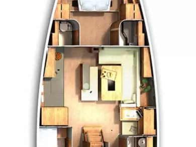 Pronajmout si Hanse Hanse 505 v Biograd Na Moru