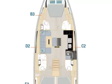 Pronajmout si Hanse Hanse 510 v Šibenik 