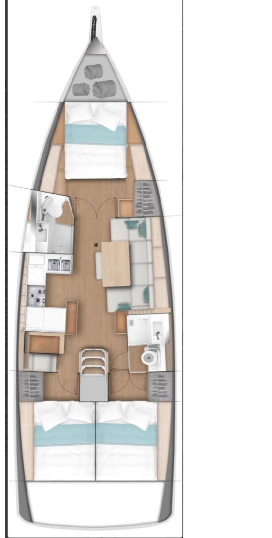 Pronájem lodi Jeanneau Sun Odyssey 440 v Donji Seget na Samboatu
