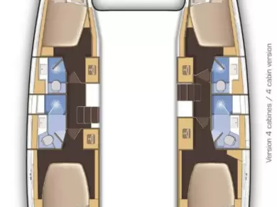 Pronájem jachty v Rogač -Lagoon Lagoon 42 na Samboatu