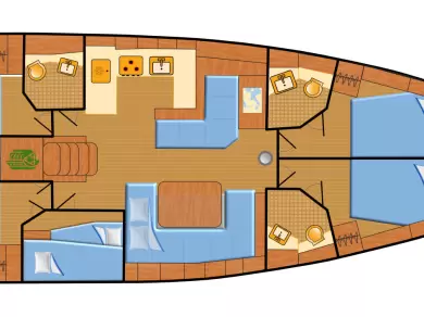 Pronájem lodi Can Pastilla lákavé ceny Oceanis 51.1