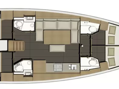 Pronájem lodi Lefkáda lákavé ceny Dufour 460 Grand Large