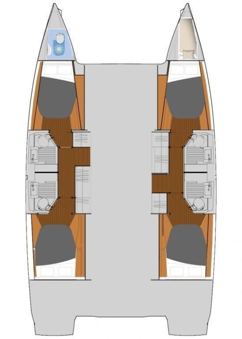 Pronájem Katamarán v Fethiye -Fountaine Pajot Astrea 42