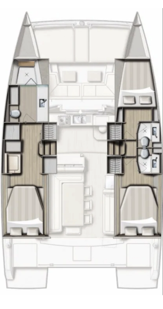 Pronájem jachty v Kaštela -Bali Bali 4.0 na Samboatu