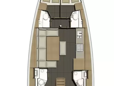 Dufour Dufour 460 Grand Large jednotlivci a charterové společnosti v Kaštela