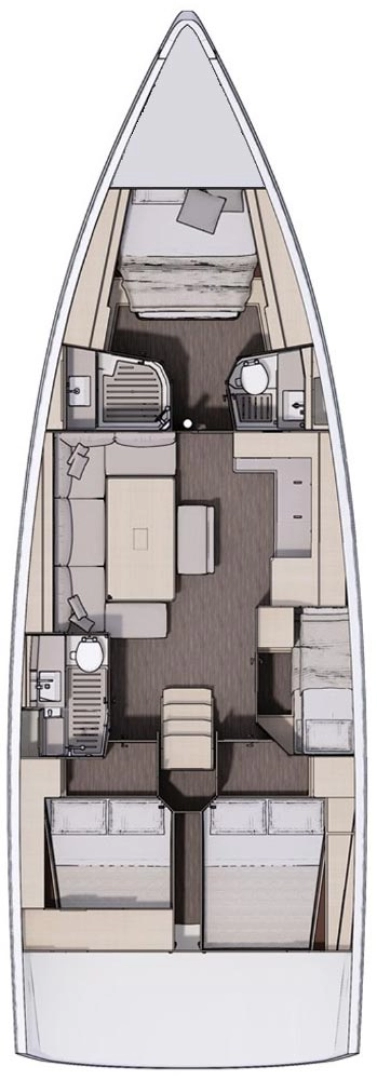 Pronajmout si Dufour Dufour 470 v Kaštela