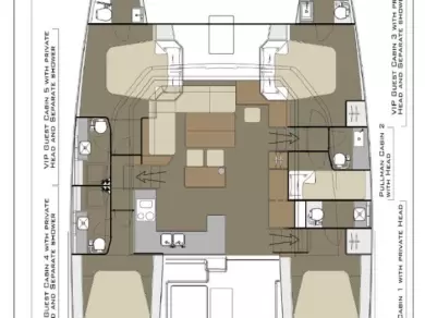 Pronajmout si Dufour Dufour Catamarans 48 Sail v Pirovac