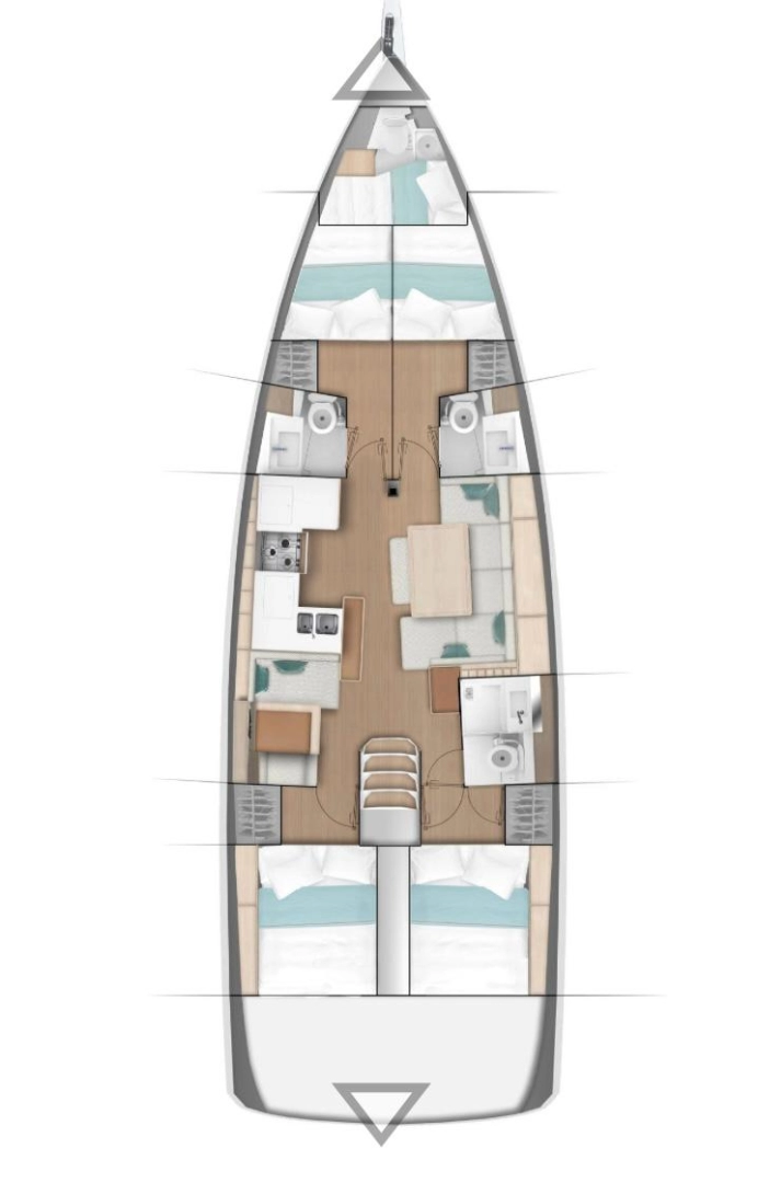 Pronájem lodi Trogir lákavé ceny Sun Odyssey 490