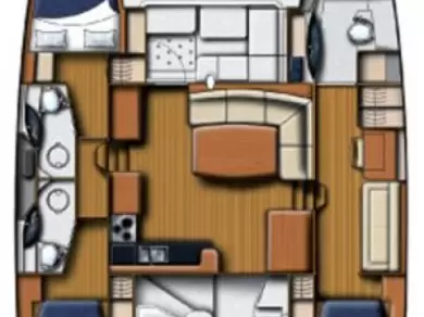 Pronajmout si Leopard Catamarans / Robertson & Caine Leopard 45 - 3 + 1 cab. v Donji Seget