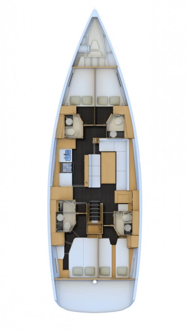 Pronájem jachty v Pirovac -Jeanneau Jeanneau 54 na Samboatu