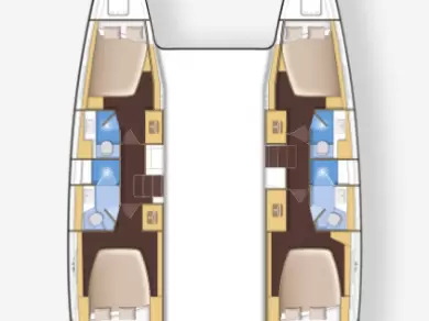 Pronájem lodi Göcek  lákavé ceny Lagoon 42