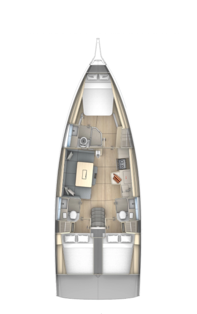 Pronájem lodi Dufour Dufour 41 v Fethiye na Samboatu