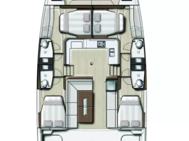 Bali Bali Catspace Voile jednotlivci a charterové společnosti v Pirovac