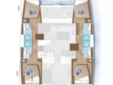 Pronájem lodi Pirovac lákavé ceny Lagoon 450 F