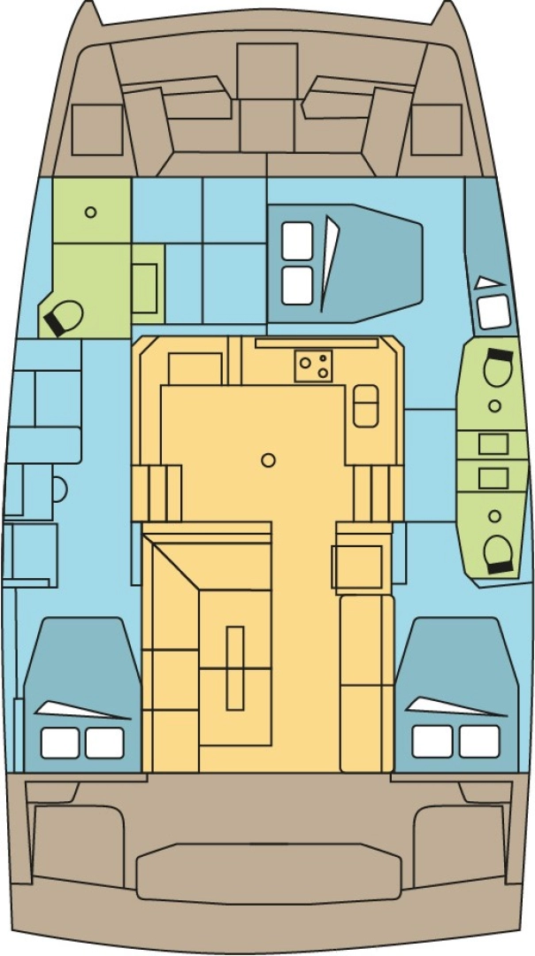 Pronájem lodi Bali Bali Catspace Voile v Nassau na Samboatu