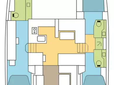 Pronájem Katamarán v Komolac -Nautitech Nautitech 46 Fly