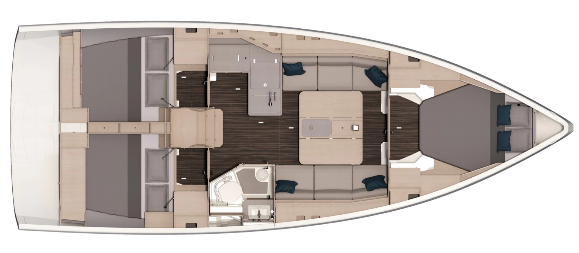 Dufour Dufour 37 jednotlivci a charterové společnosti v Alimos