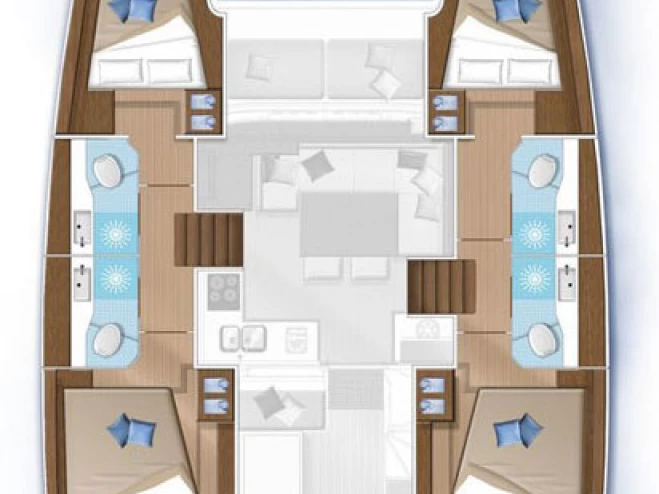 Pronajmout Katamarán se skipperem či ne Lagoon v Alimos