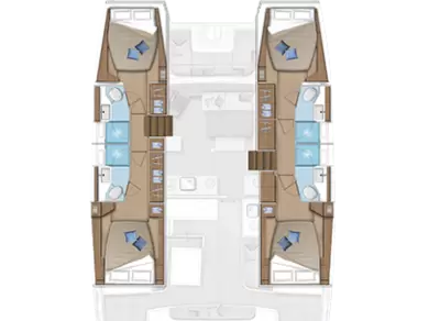 Pronájem jachty v Alimos -Lagoon Lagoon 46 na Samboatu