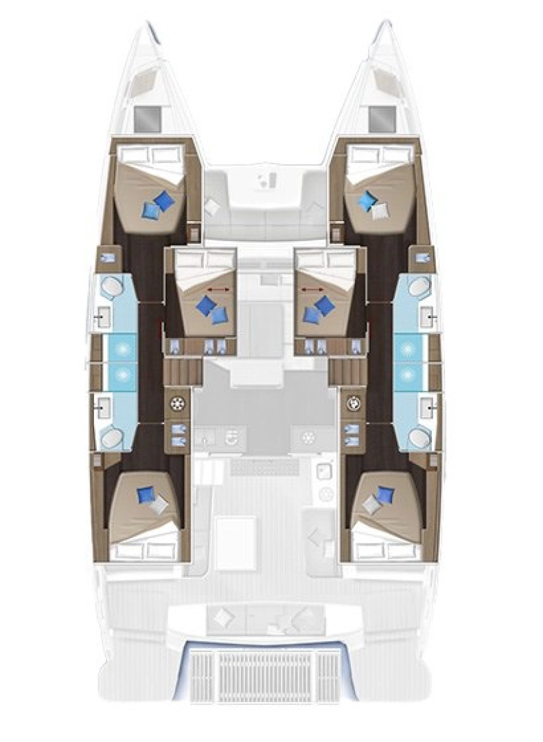 Pronajmout si Lagoon Lagoon 51 v Alimos