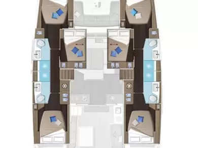 Pronajmout si Lagoon Lagoon 51 v Alimos