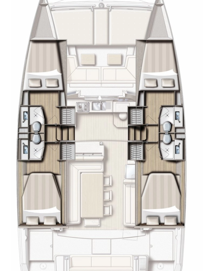 Pronajmout Katamarán se skipperem či ne Bali v Gouvia