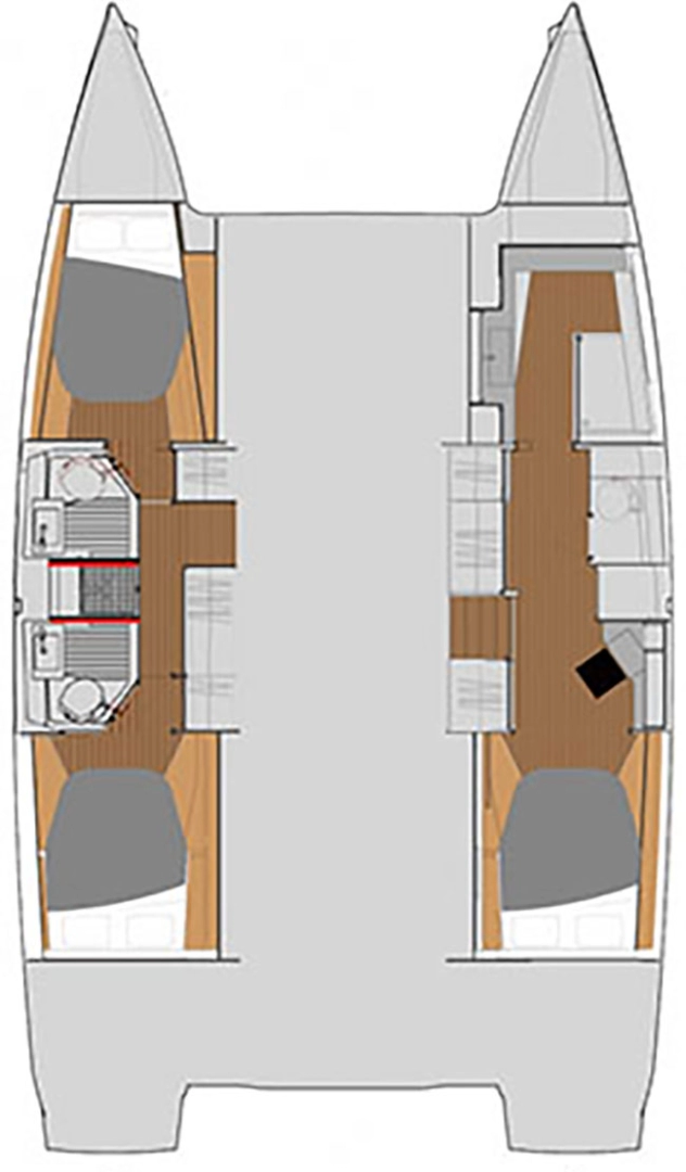 Pronájem Katamarán v Mykonos (ostrov) -Fountaine Pajot Astrea 42