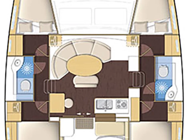 Pronájem lodi Lagoon Lagoon 380 v Lefkáda na Samboatu