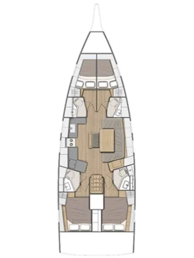 Pronájem lodi Zadar lákavé ceny Oceanis 46.1