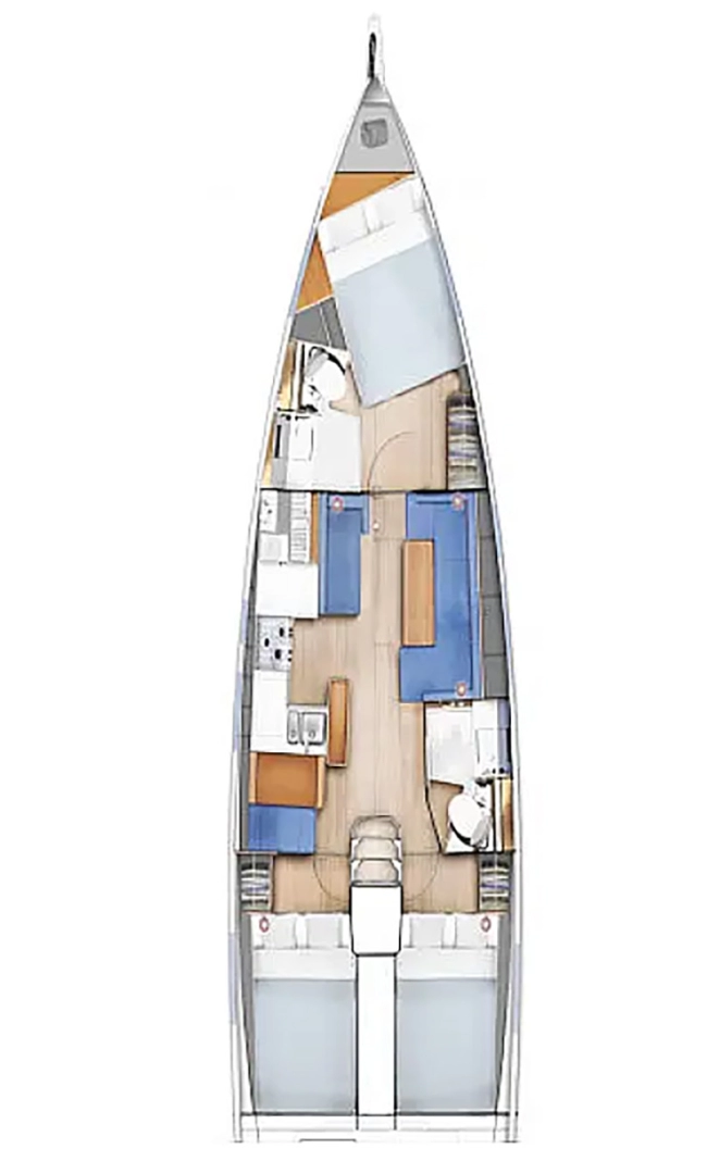 Pronajmout si Jeanneau Sun Odyssey 410 v Zadar