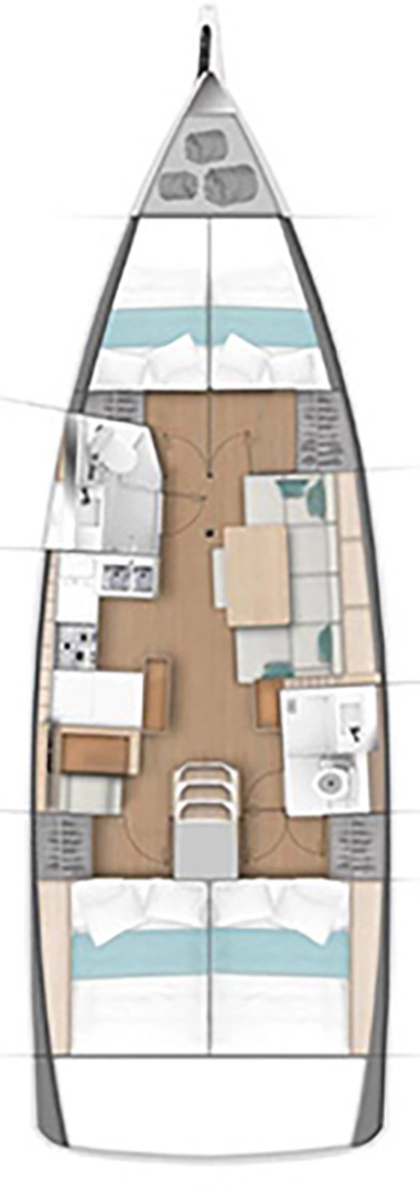 Pronájem lodi Capo d'Orlando lákavé ceny Sun Odyssey 440