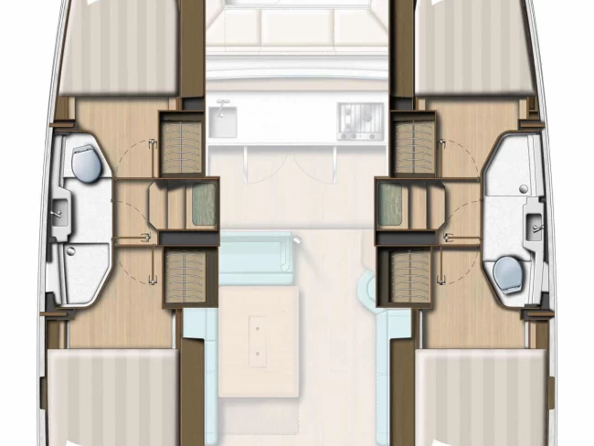 Pronajmout Katamarán se skipperem či ne Bali v Zakynthos (Island)