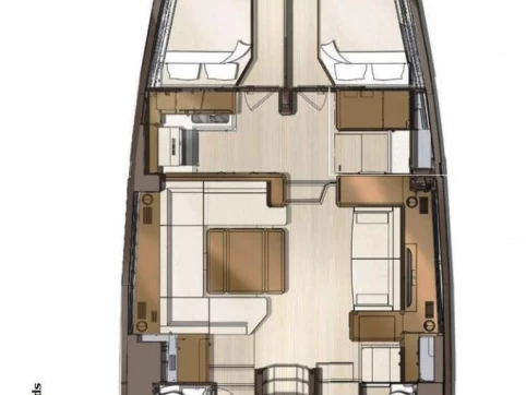 Pronájem Plachetnice Jeanneau s licencí