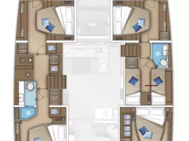 Pronajmout Katamarán se skipperem či ne Lagoon v Alimos