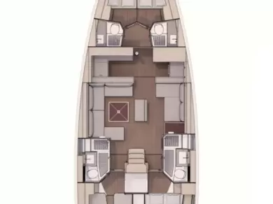 Pronájem Plachetnice v Road Town -Dufour Dufour 530